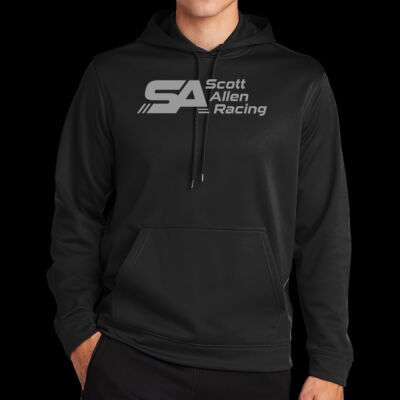 SAR Grey - Sport Wick ® Fleece Hooded Pullover Thumbnail