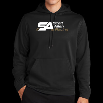 SAR White & Gold - Sport Wick ® Fleece Hooded Pullover Thumbnail