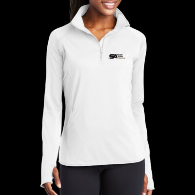 SAR Black & Gold - Women's Sport Wick ® Stretch 1/4 Zip Pullover Thumbnail