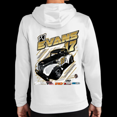 PJ Evans Fan T-Shirt - Sport Wick ® Fleece Hooded Pullover Thumbnail